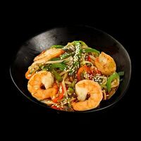  Wok с креветками в Путь ролла