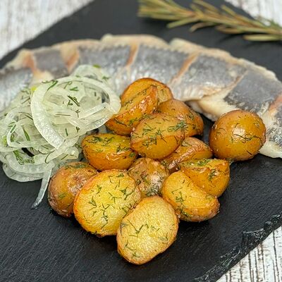 Сельдь шеф-посола с картофелем в Сто друзей по цене 420 ₽