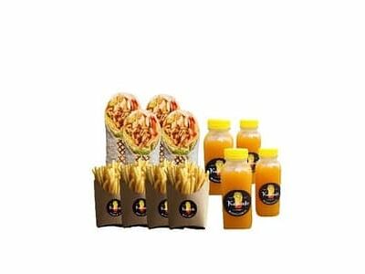 Турецкий сет На четверых в Кебаб в лаваше по цене 1549 ₽