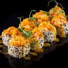 Ролл с крабом и запеченным лососем в Space sushi по цене 1190