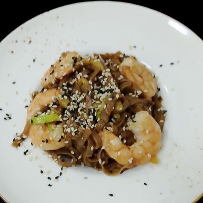 Соба с креветками в Пицца МАФИЯ по цене 570 ₽