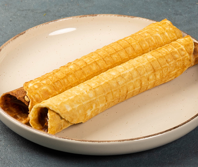 Вафельная трубочка со сгущенкой в Uno - завтраки весь день по цене 179 ₽