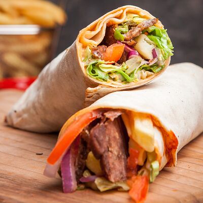 Шаверма Барбекю в Шаверма По-братски по цене 550 ₽