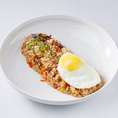 Рис с курицей в Japengo cafe по цене 420 ₽