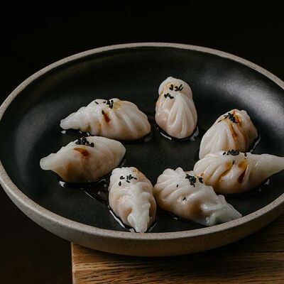 Дим-самы с крабом и гребешком в Джимми Чу по цене 620 ₽