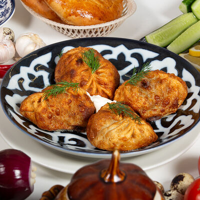 Манты жареные в Самарканд PLOVE CENTER по цене 160 ₽