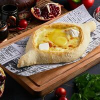 Хачапури по-аджарски в Мясо & Хинкали