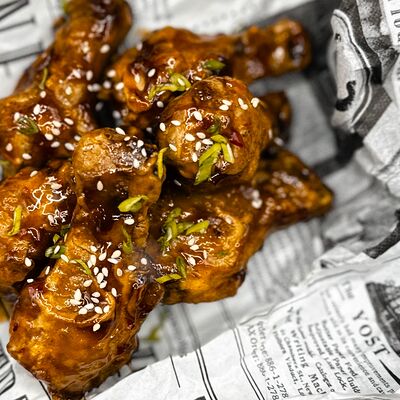 Куриные крылья в глазури в #ВМЯСО по цене 480 ₽
