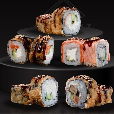 Хот сет №1 в Crystal Sushi & Rolls по цене 15190 ₸