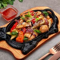Жаровня из курицы в Чайхана Ош Сити