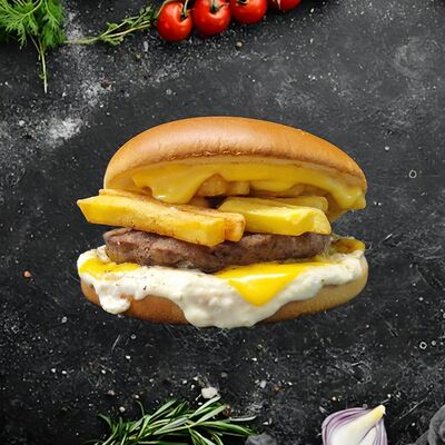 Бургер Детский 2 в Epic Pizza - метровая пицца по цене 594 ₽