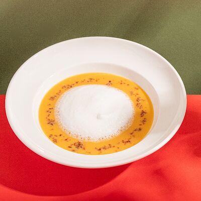 Тыквенный крем-суп в Traveler's coffee по цене 550 ₽