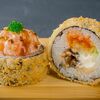 Жареный ролл с лососем в Yellowfin sushi по цене 1150