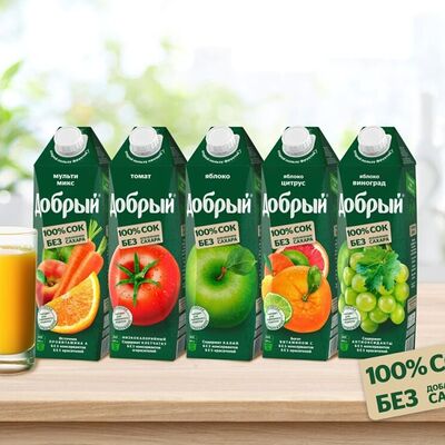 Сок Добрый в ассортименте в Айстайм по цене 480 ₽