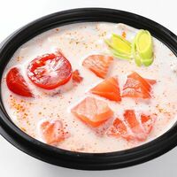  Суп Сливочный с лососем в Суши pizza тайм