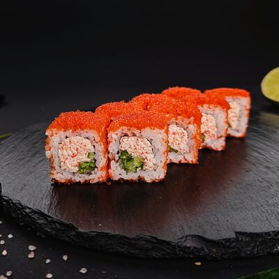 Американский ролл Калифорния 8 шт в Ёжкин ролл по цене 699 ₽