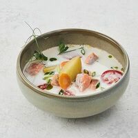 Уха Финская с красной рыбой в Балтия
