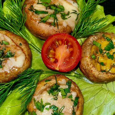 Шампиньоны с сыром в Гурман по цене 320 ₽