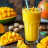 Манговый смузи в О, Пончики по цене 300