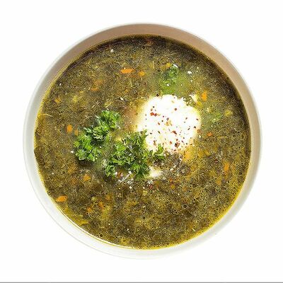 Суп из щавеля в Азбука Вкуса Экспресс Меню по цене 198 ₽