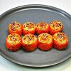 Запеченный ролл со снежным крабом и соусом дорблюв Суши шеф по цене 670
