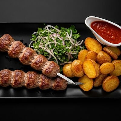 Кебаб с курицей в Мимико грузинская кухня по цене 550 ₽
