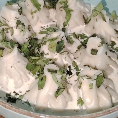 Патара в сливочном соусе с курицей в Хинкальная Едим вкусно по цене 540 ₽