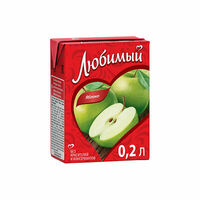 Сок яблочный с трубочкой Любимый в Тимс пицца
