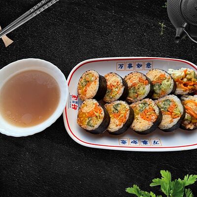 Кимпаб с овощами в Пусан по цене 550 ₽