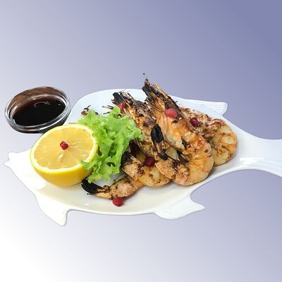 Шашлык из королевских креветок в Фудмолл Кузня по цене 999 ₽