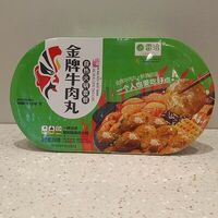 Саморазогревающаяся лапша с говяжьими фрикадельками и овощами в Kongfu