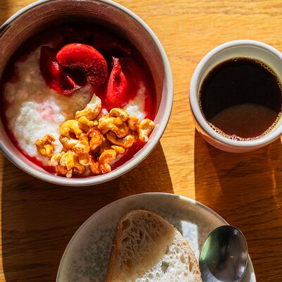 Рисовая каша со сливами и кешью в Ранняя пташка по цене 540 ₽