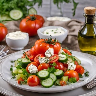 Овощной салат в Триумф по цене 300 ₽