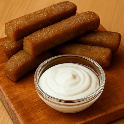 Гренки с соусом Цезарь в VinBurger по цене 330 ₽