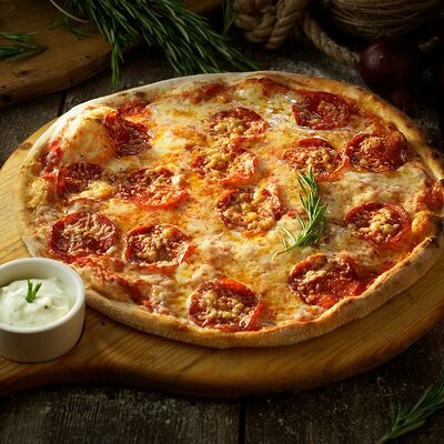 Пицца Пепперони двойная в Мандариновый гусь по цене 690 ₽