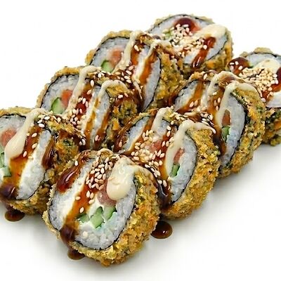 Жареная филадельфия в Суши Всем по цене 405 ₽