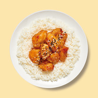 Курица в кисло-сладком соусе с рисом в Шаверно