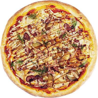 Пицца Охотничья 31 см в СУШИ DIMASH по цене 720 ₽