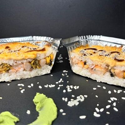 Запечённый рис с морепродуктами в Barbara Пироги/Пицца/Роллы по цене 710 ₽