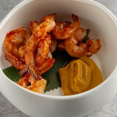 Креветки BBQ в Мидийное место по цене 1160 ₽