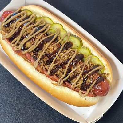 Барбекю хот-догв Boss pizzarolls по цене 270 ₽