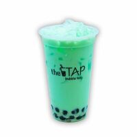 Мятный чай с молоком и карамельной тапиокой в The TAP Bubble Tea