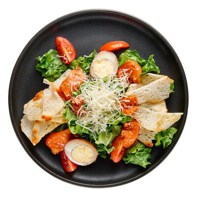 Цезарь с лососем в PokeWoke по цене 610 ₽