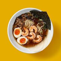 Шримп рамен в Slurp Ramen Bar