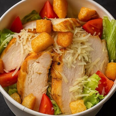 Цезарь с цыпленком в Lokanta Cafe по цене 470 ₽