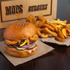 Логотип кафе Mops Burgers