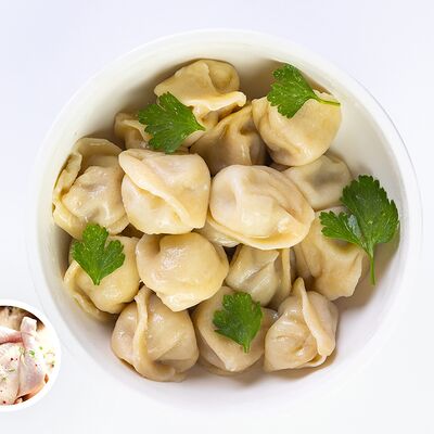 Пельмени Цыпа в Хруст и Пар по цене 230 ₽