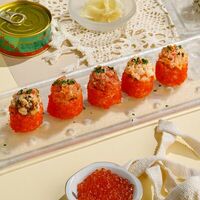 Острый ролл с миксом из морепродуктов в ЛарисуВаннуХочу