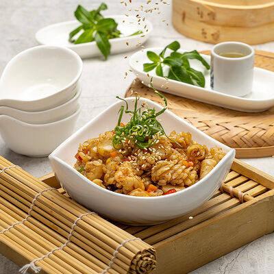 Рис с морепродуктами в BambookCafe по цене 750 ₽