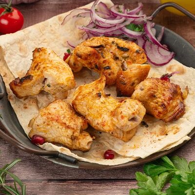 Шашлык из филе куриной грудки в Шашлык №1 по цене 439 ₽